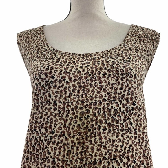ANOTHER Thyme Leopard Print Shift Midi Dress 24W - Picture 5 of 11